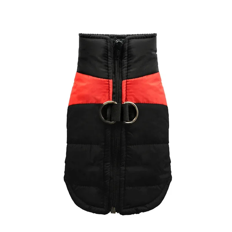 Waterproof Warm Dog Jacket - Red