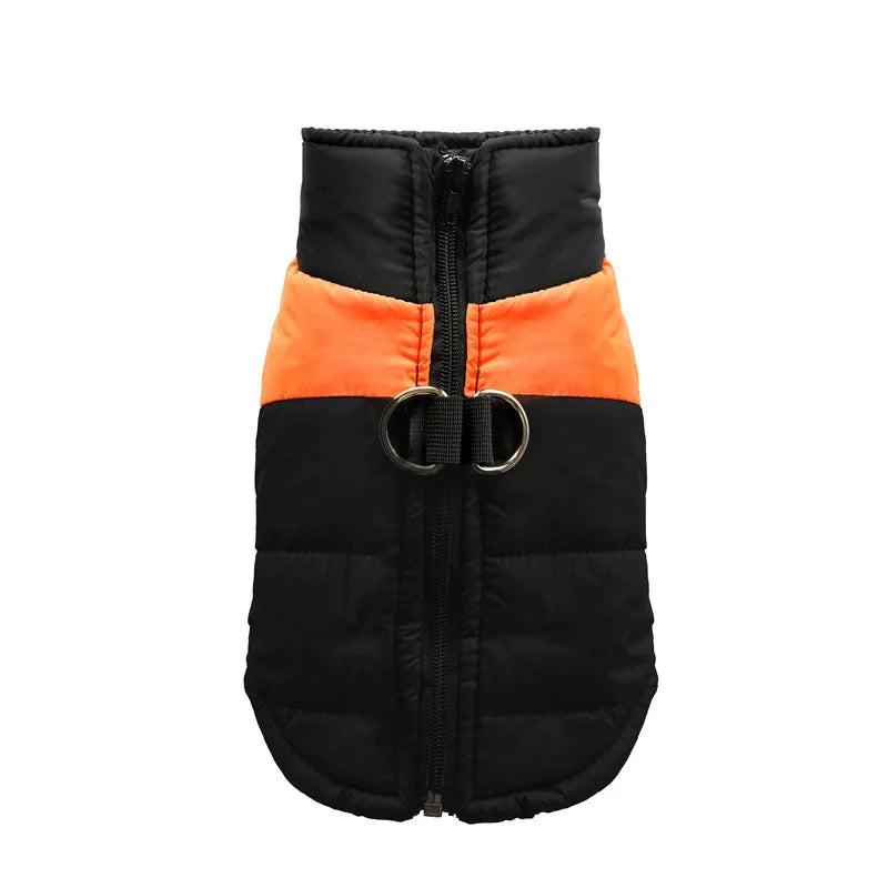 Waterproof Warm Dog Jacket - Orange